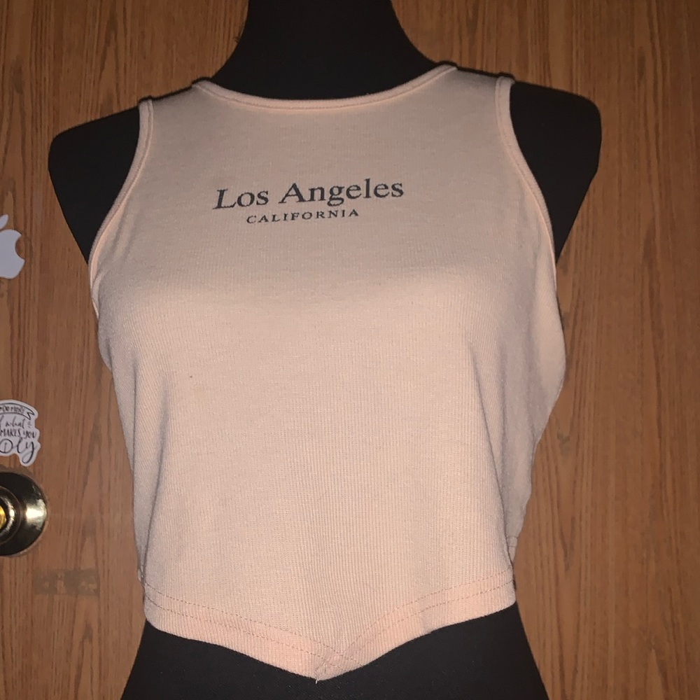 SHEIN cream crop top
